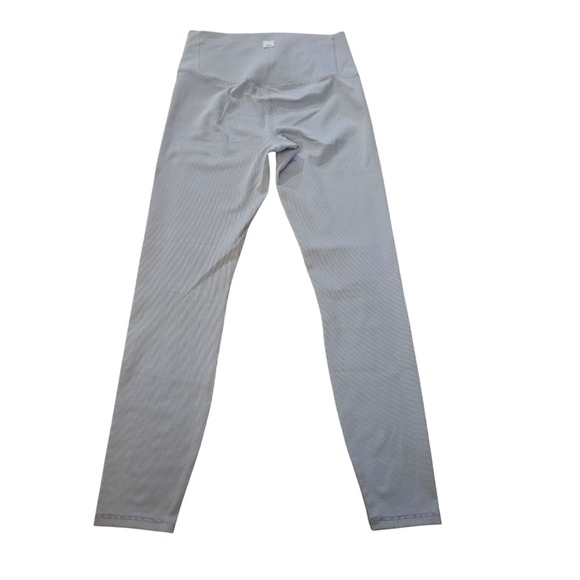 Vuori Gray Pinstripe High Rise Workout Leggings Womens - Picture 3 of 5